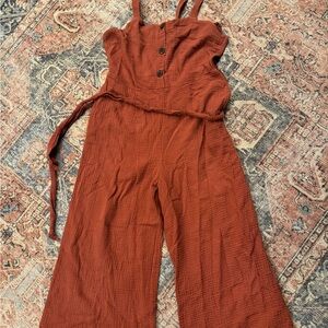 Rachel Zoe Terracotta Jumpsuit